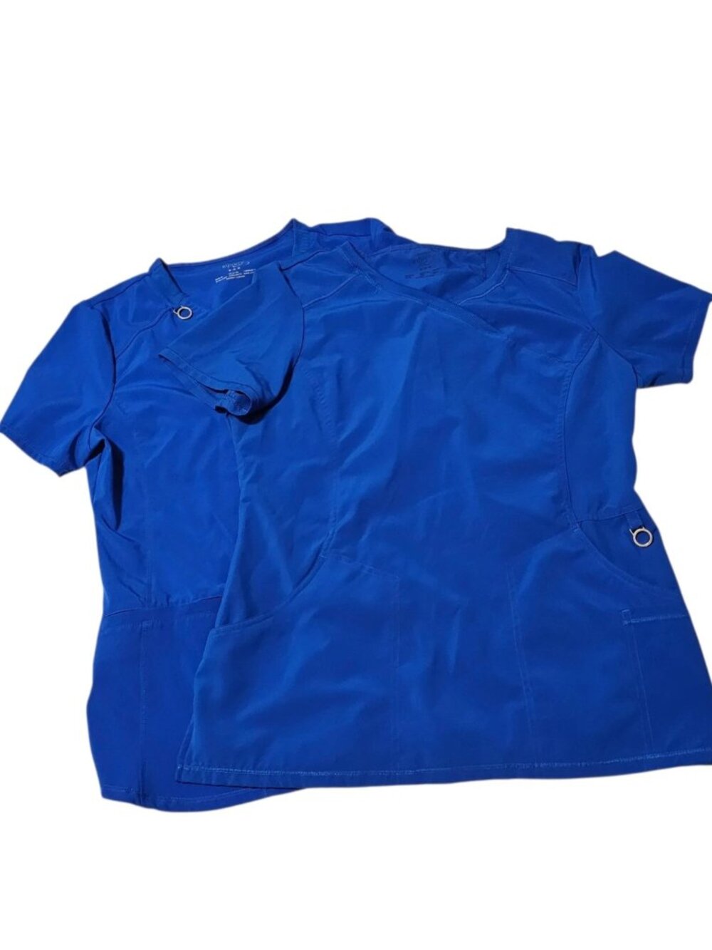 Scrub Top Bundle Cherokee Infinity Medium Blue CNA Nurse